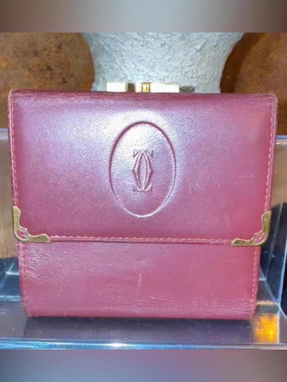 Must de Cartier VINTAGE compact trifold wallet